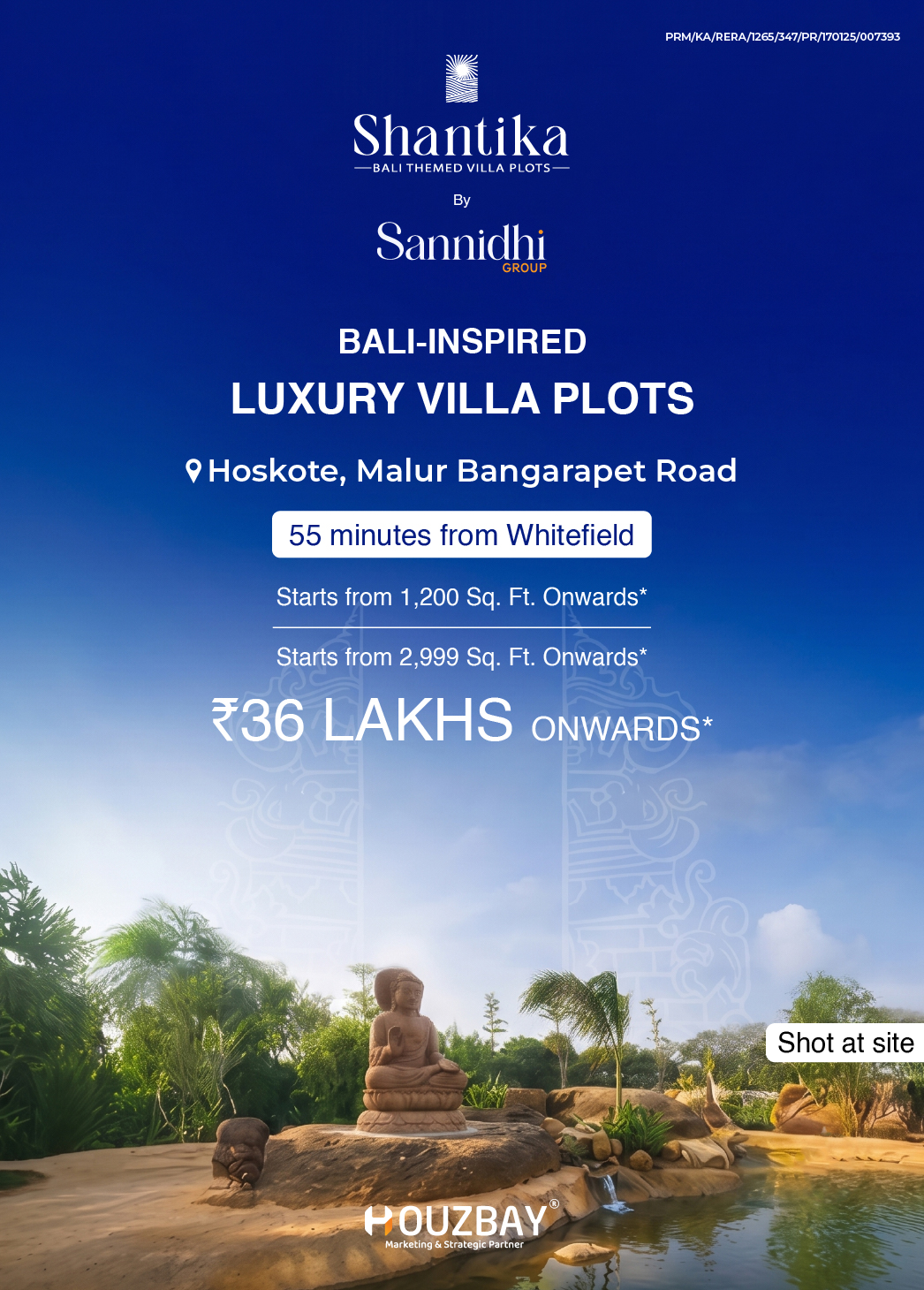 Bali themed villa plots at Shantika